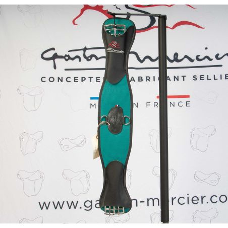 Sangle Noire et Emeraude 65cm