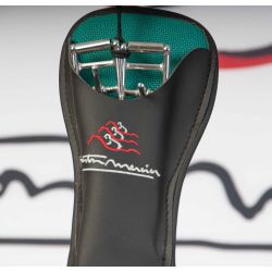 65cm Black and Emerauld Girth