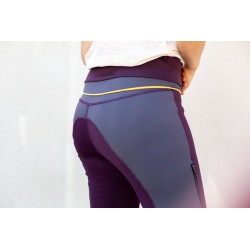 Women's LADRE Leggings – Plum/Grey