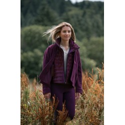 ZAIN Quilted Jacket – Plum