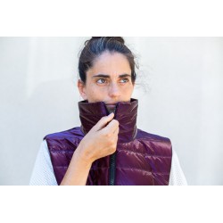 ZAIN Quilted Jacket – Plum
