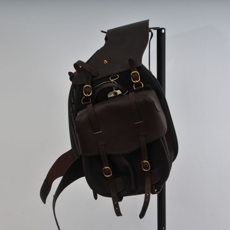 Second hand Luggage Rack + Leather Saddlebags in Coffee/Black