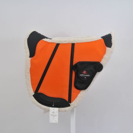 Tapis de selle Ready2Go Laine de mouton Orange