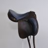 Second hand brown and blue Séverac saddle