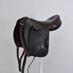 Selle Compiègne d'occasion Noir/Rouge