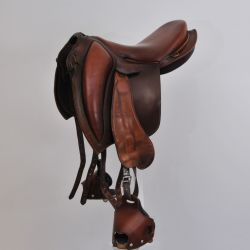 Selle Compiègne d'occasion Marron/Ibérico/Havane